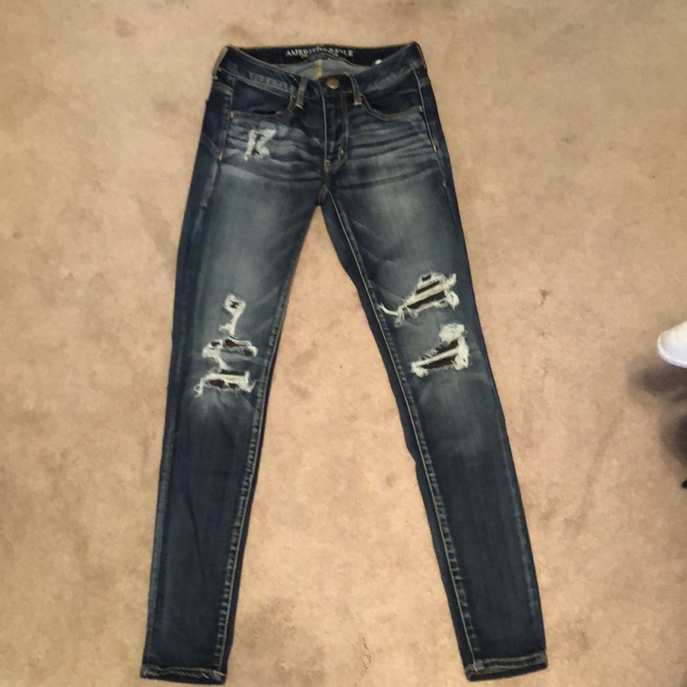 Destroyed jeggings